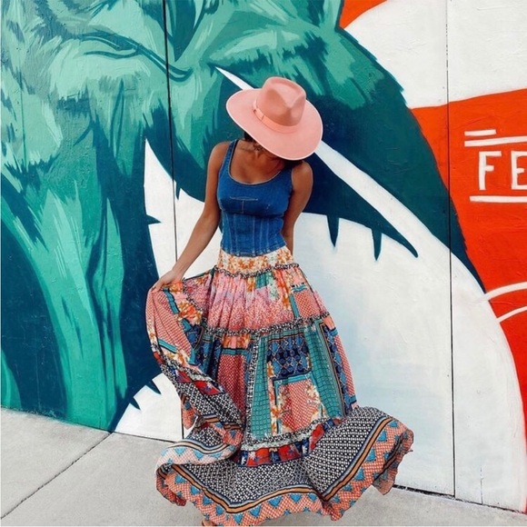 EUC Bhanuni by Jyoti Anthropologie Skirt 8 - Picture 2 of 11